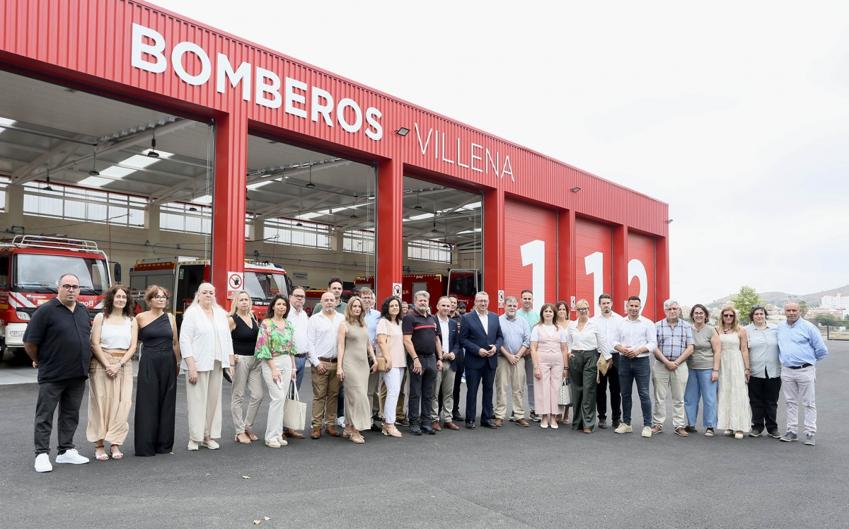 Comienza a operar el nuevo Parque Auxiliar de Bomberos de Villena tras una inversión de tres millones