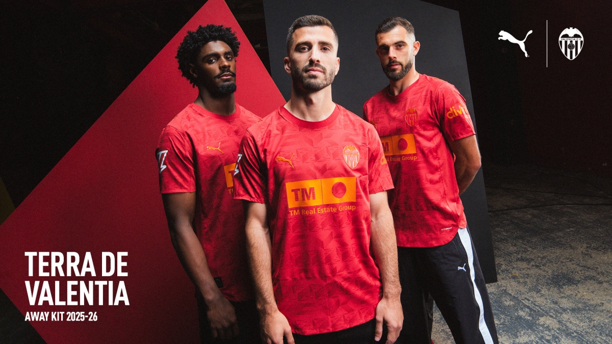 Puma y el Valencia CF presentan la segunda equipación 2025-26