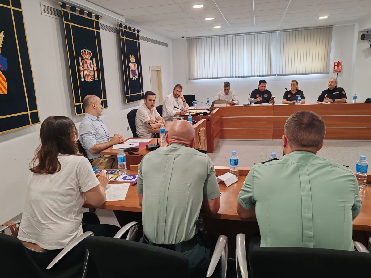 Junta Local de Seguridad de Canet d'en Berenguer. - Foto: AYUNTAMIENTO DE CANET