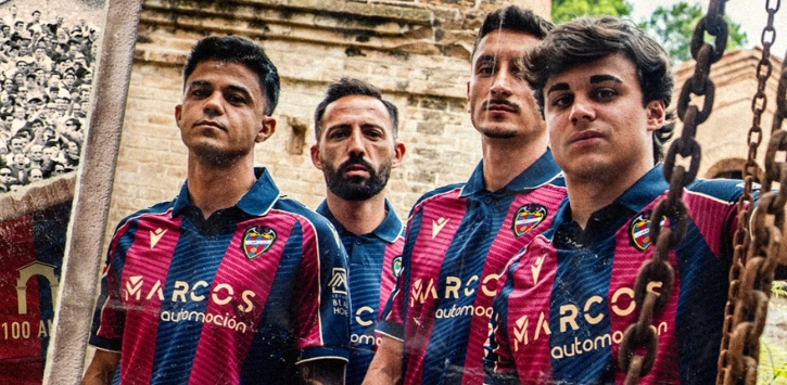 El Levante homenajea en su camiseta al derribado estadio Vallejo, que cumpliría 100 años