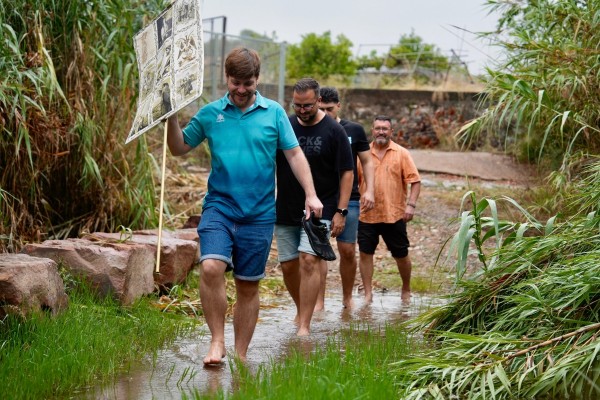 Del cruce del río a la crema de ninots: l'Alcora celebra San Cristóbal con actos tradicionales