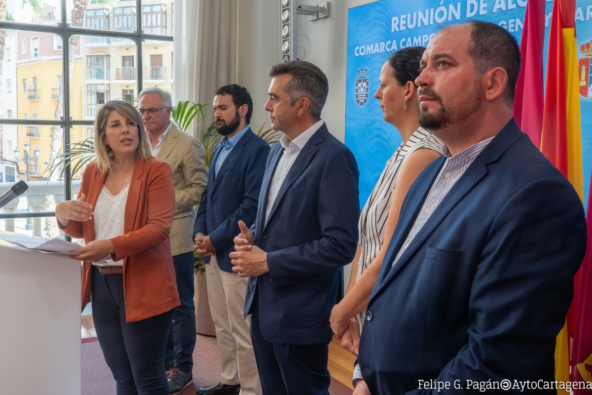 Los alcaldes del Campo de Cartagena denuncian trabas burocráticas y piden la solicitud formal de las competencias de Costas