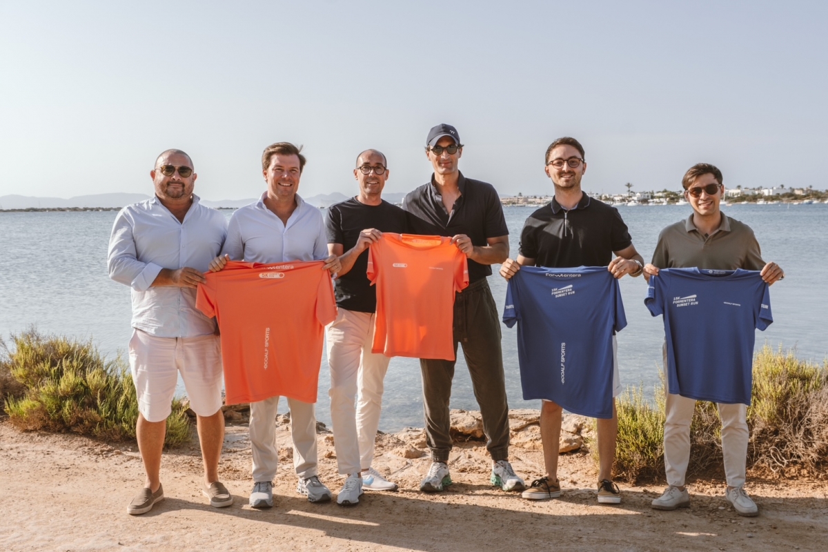 Así es la camiseta oficial de Ecoalf Sports de la 15K Formentera Sunset Run 2025