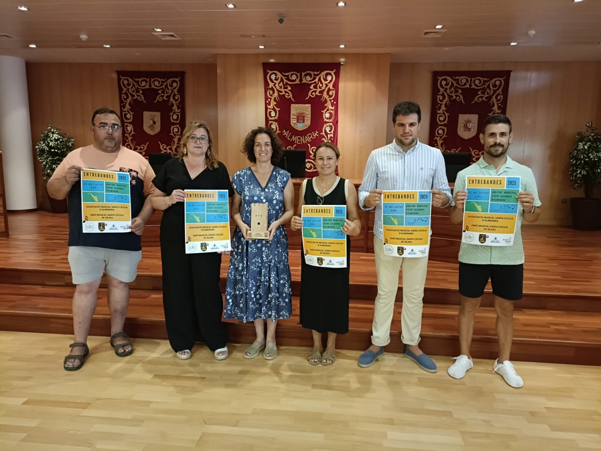 Almenara presenta el Entrebandes: una jornada de hermandad y convivencia entre sociedades musicales