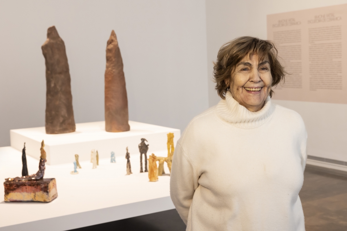 Simone Fattal vuelve a València para recibir el premio Julio González