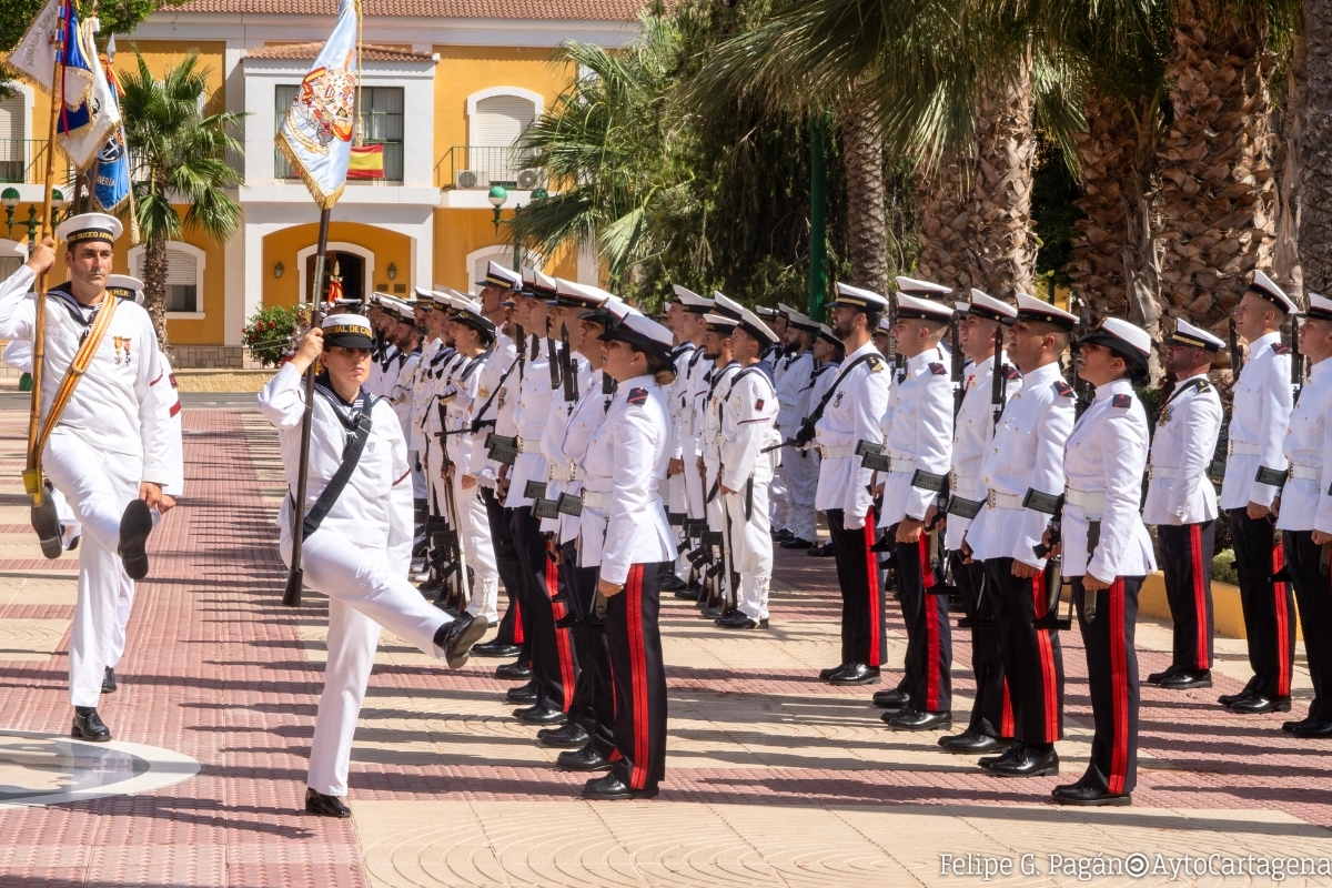Celebración de la Virgen del Carmen en el Arsenal Militar de Cartagena. - Foto: Ayto Cartagena