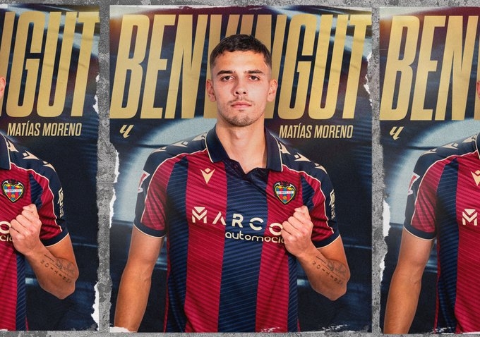 Matías Moreno jugará en el Levante cedido por la Fiorentina