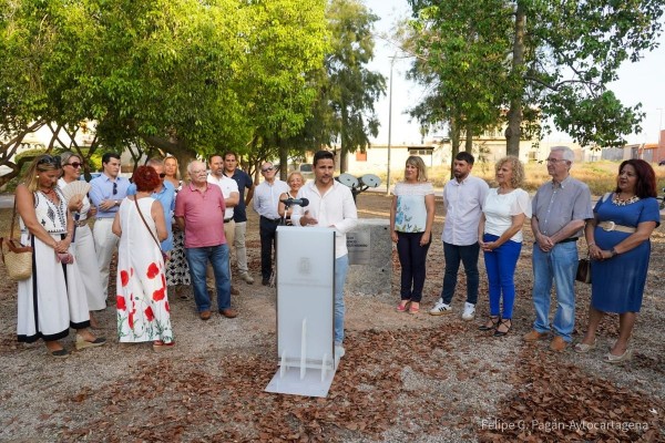 La Aljorra dedica una plaza a Fulgencio Rosique, histórico teniente de alcalde de Cartagena