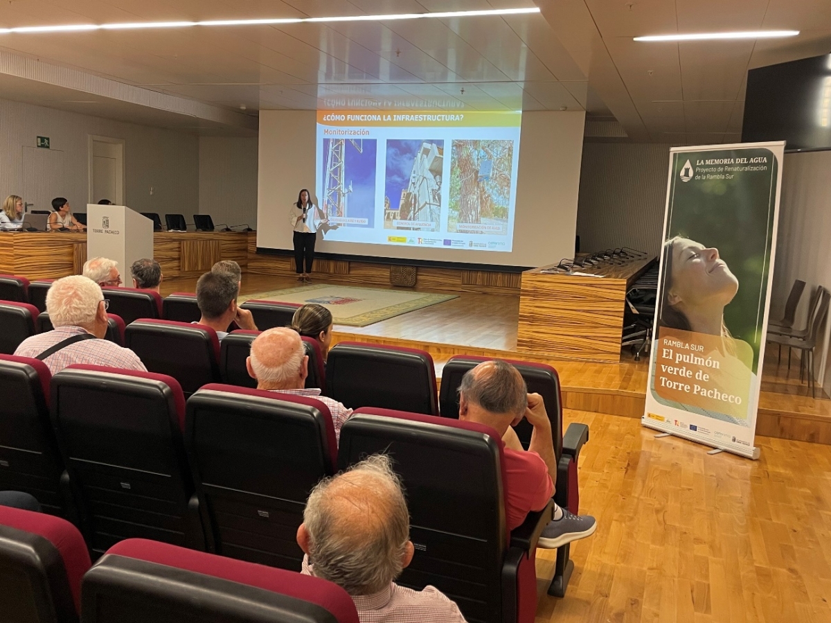 Torre Pacheco presenta 'La Memoria del Agua', un ambicioso proyecto contra inundaciones y a favor del entorno