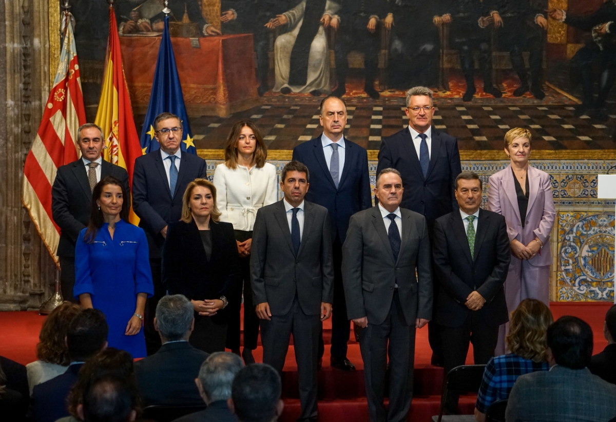 Toma de posesión de los nuevos consellers tras la remodelación de noviembre de 2024.
