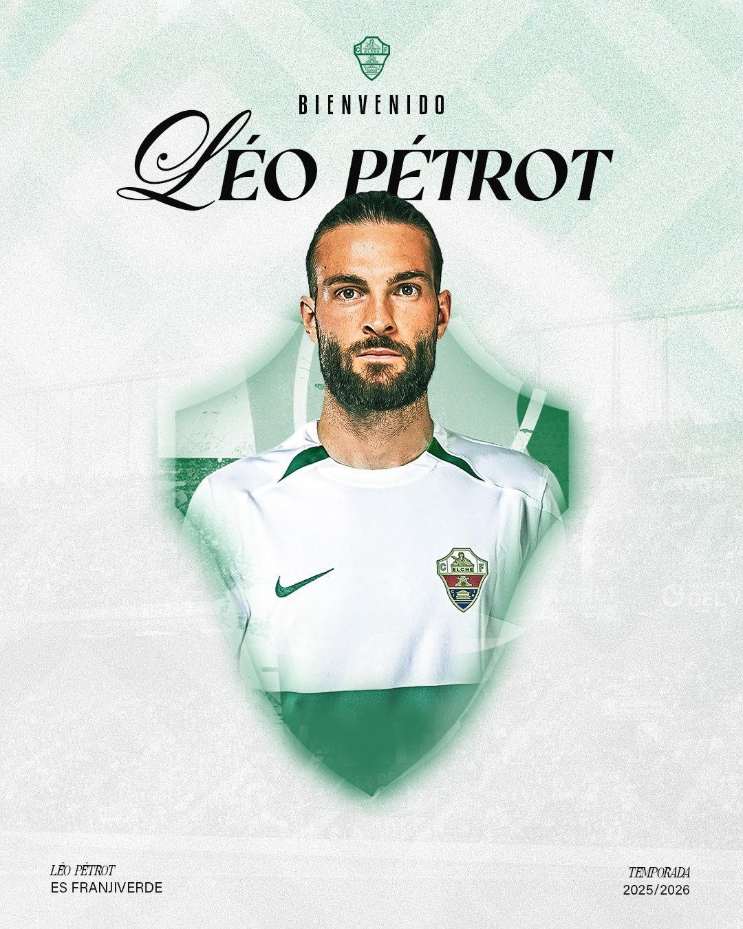 Léo Petrot, futbolista del Elche CF - Foto: PLAZA Léo Petrot, futbolista del Elche CF