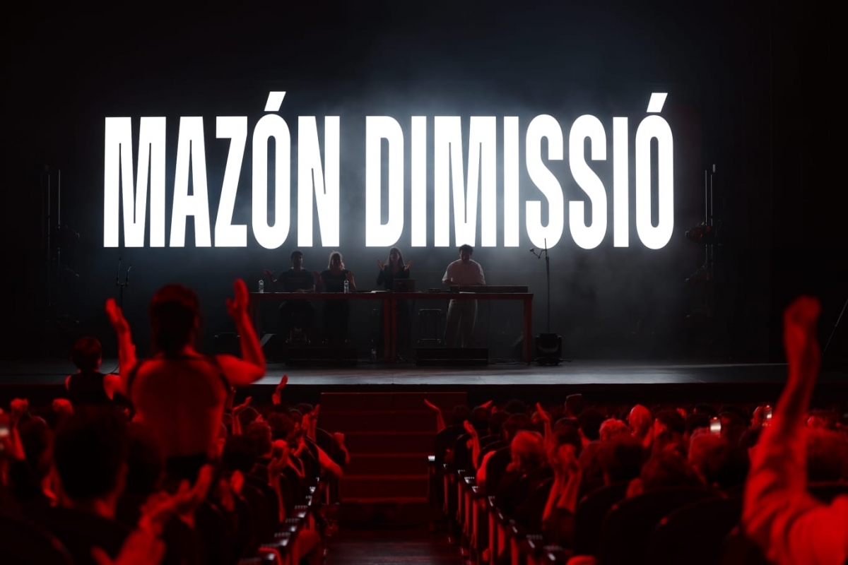 Un momento de la gala de los Premios AAPV 2025, donde se coreó por la dimisión de Carlos Mazón.