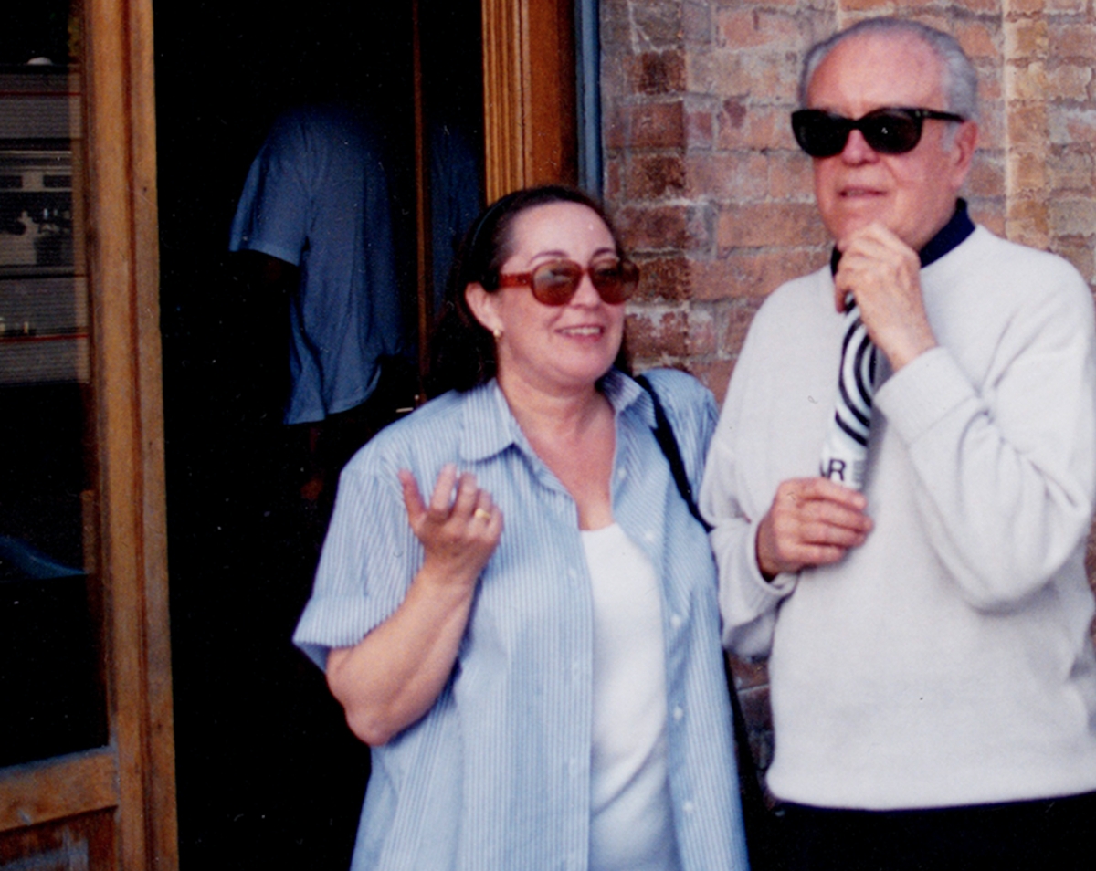 Pilar Dolz con el profesor Carlo Ceci