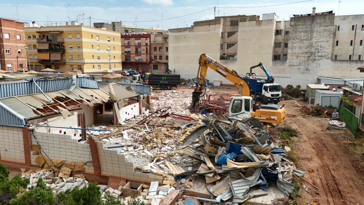 Onda ultima la demolición del antiguo Sambori para dar paso a la nueva escuela infantil 