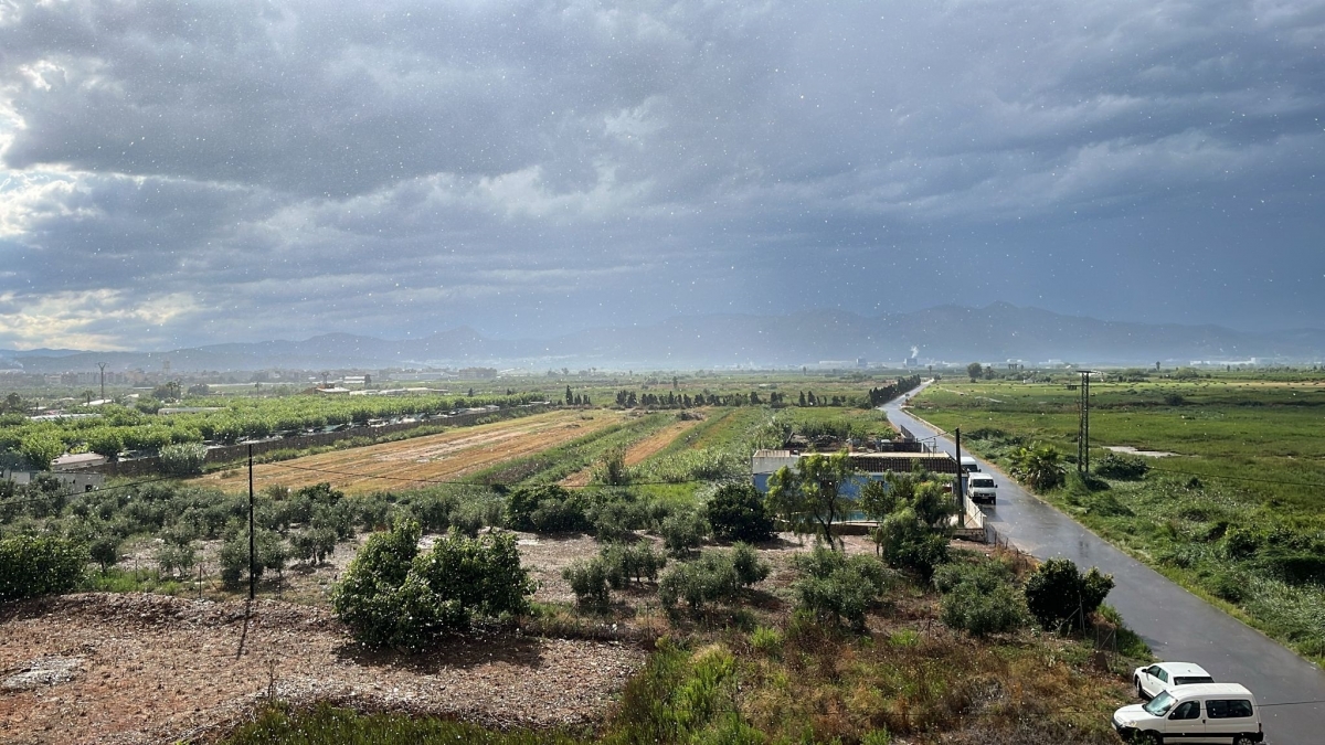 Una intensa tormenta con 