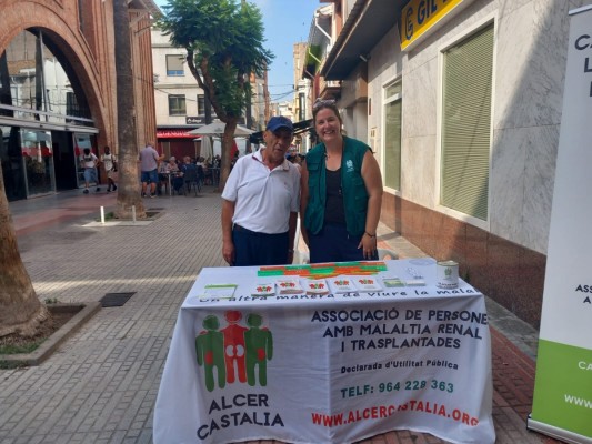 Alcer Castalia completa en 9 municipios su campaña de promoción de la donación de órganos