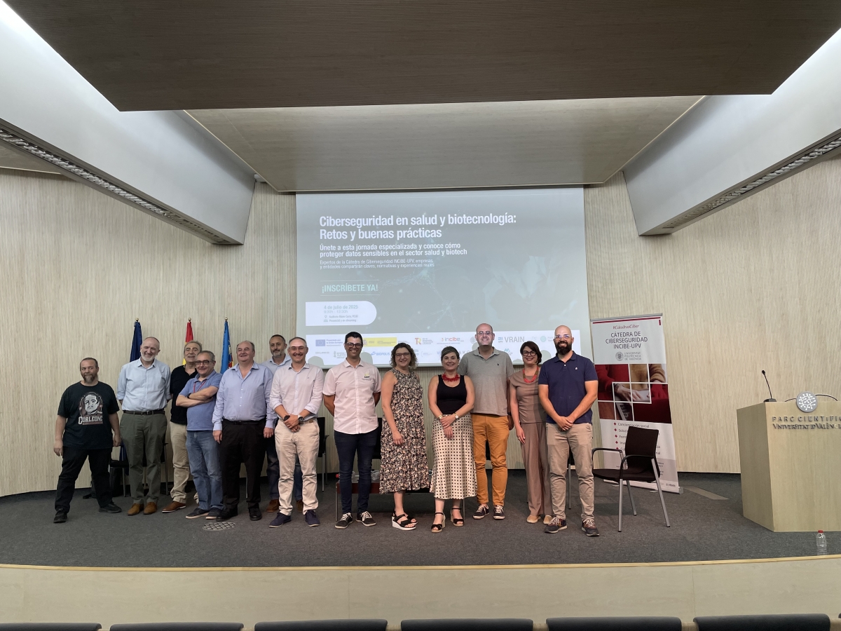 Una jornada de la Cátedra de Ciberseguridad Incibe-UPV y la Fundació Parc Científic UV apunta a la falta de concienciación y dispositivos conectados en el sector salud