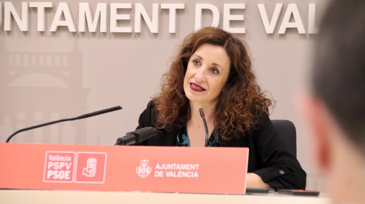 La concejala del PSPV-PSOE en el Ayuntamiento de València Maite Ibáñez. - Foto: PSPV