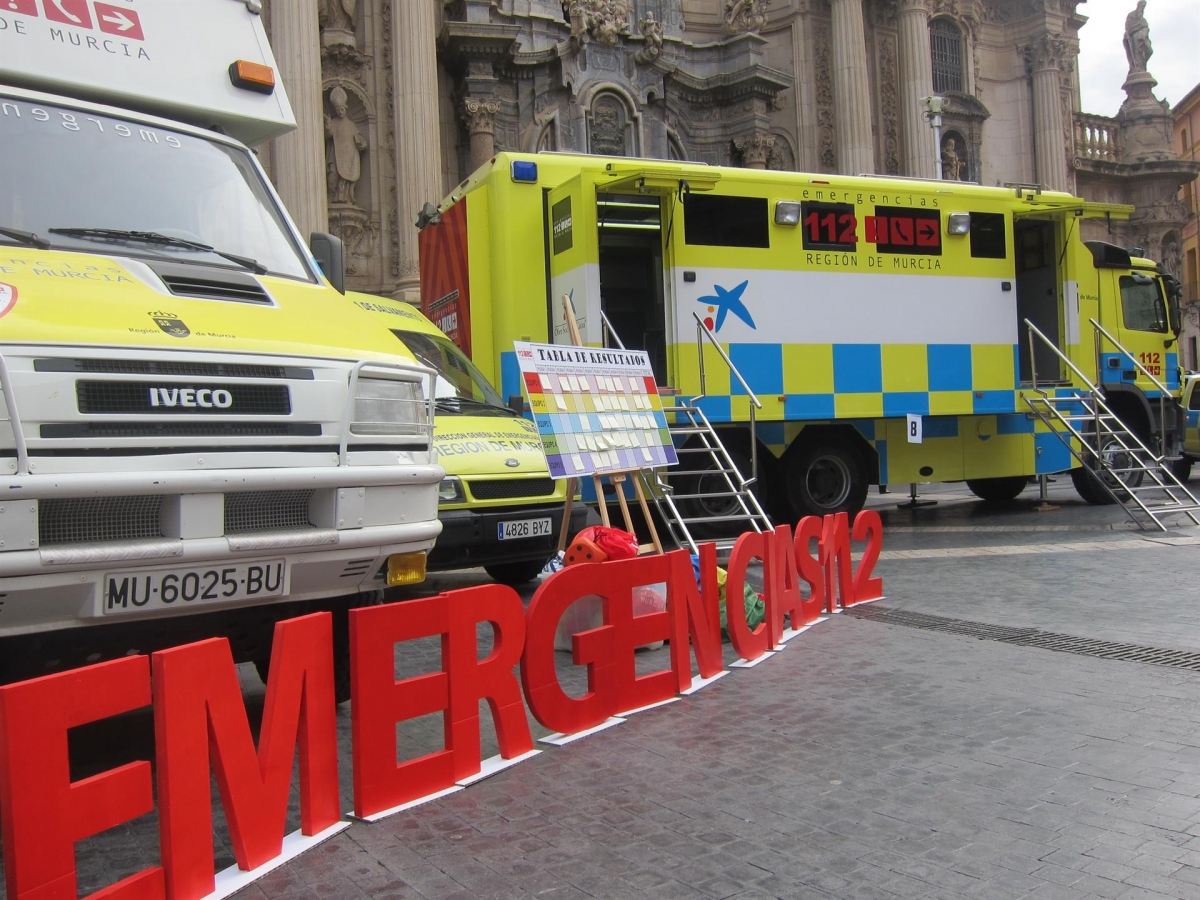  Emergencias. Vehículos de Protección Civil. 112 Región de Murcia. - Foto: Europa Press