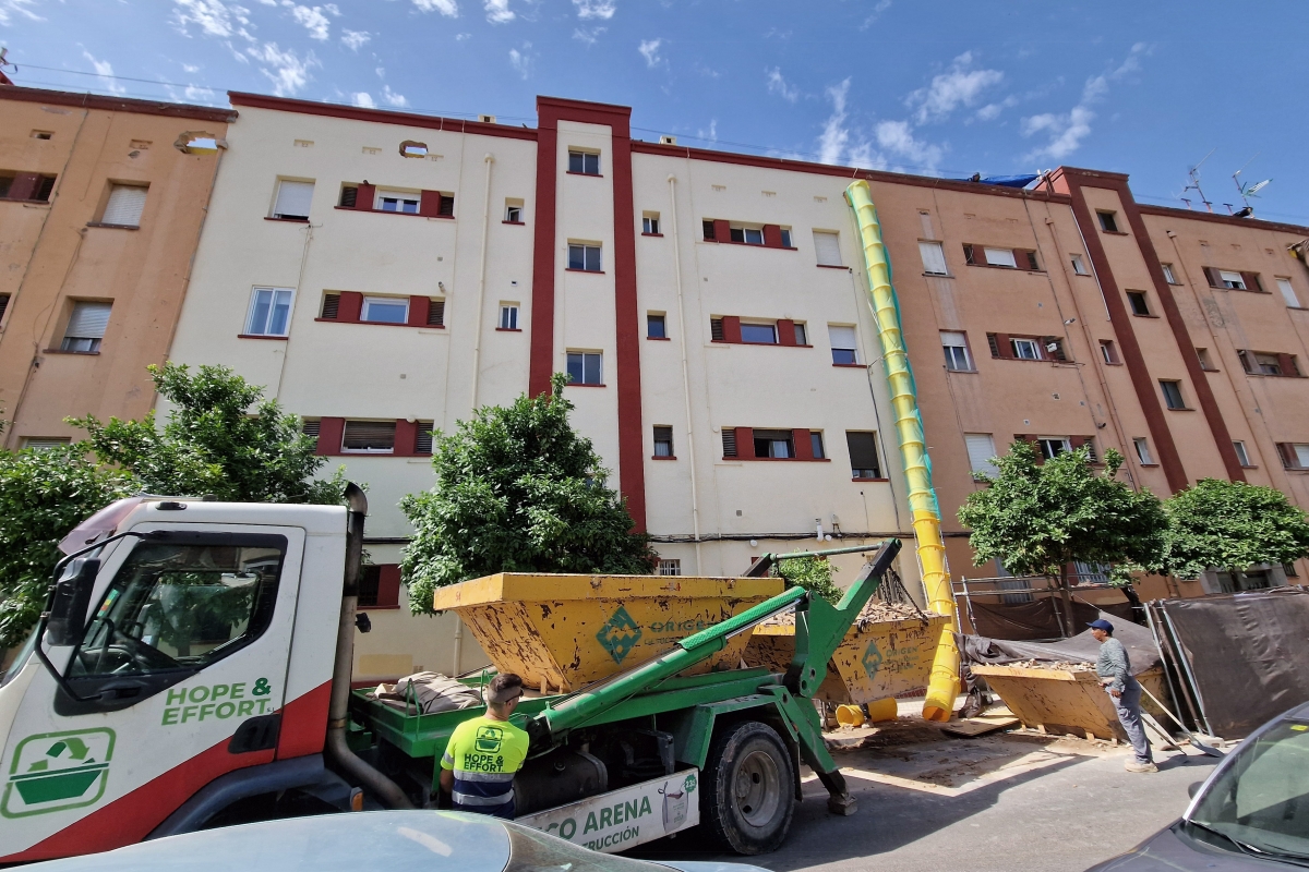 El paso de la Dana por Castelló y el plan barrios: el susto de varias familias del grupo Cernuda y Velasco