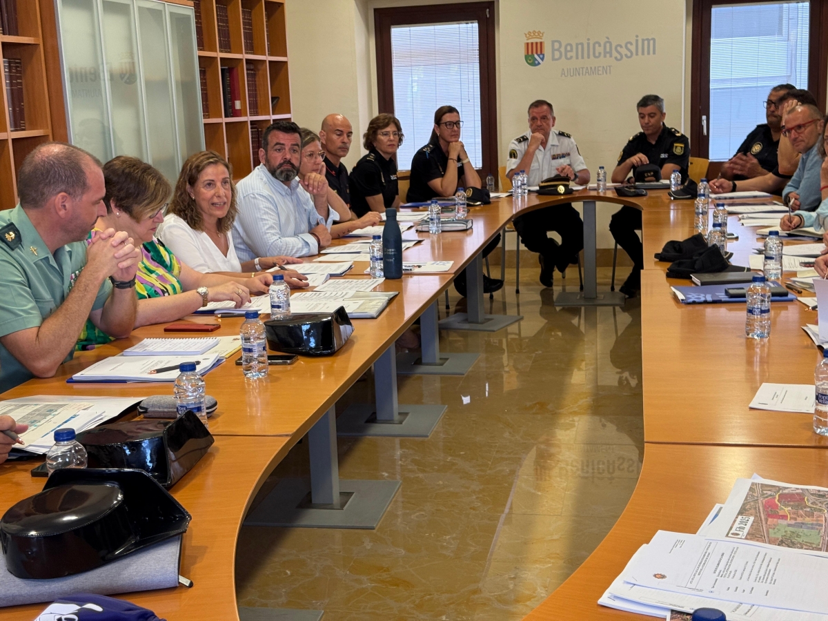 Benicàssim celebra una Junta de Seguridad extraordinaria y perfila el dispositivo para el FIB