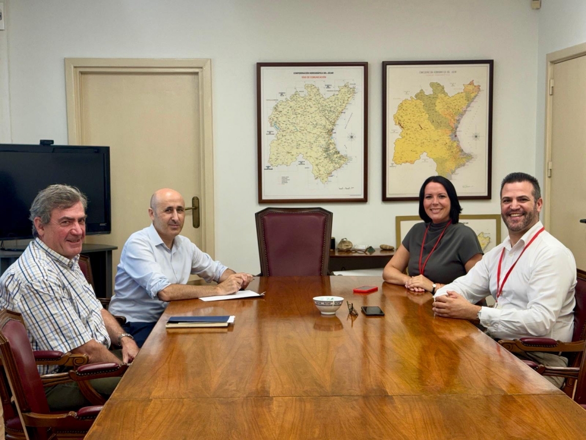 Moncada refuerza la colaboración con la CHJ para mejorar la prevención de inundaciones