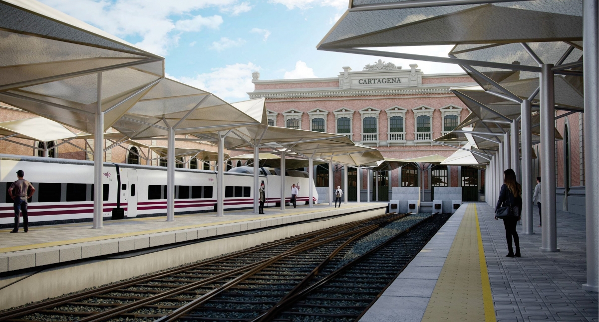 Eurocontrol se encargará de la asistencia de las obras de remodelación de la estación de Cartagena