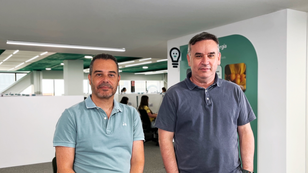 Ricardo Margalejo (cofundador y responsable de compra de energía) y Antonio Picazo (CEO y cofundador). - Foto: GANA ENERGÍA