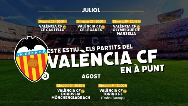 La pretemporada del Valencia CF, por À Punt