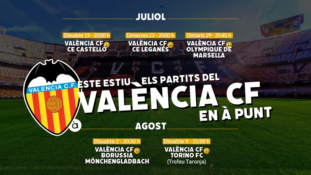 La pretemporada del Valencia CF, por À Punt