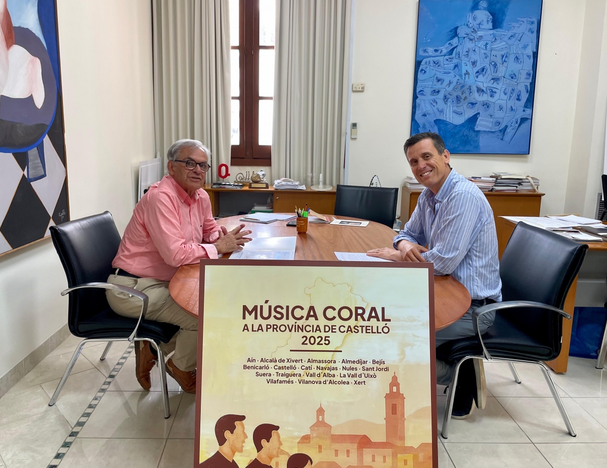 La música coral viaja por Castellón: la Diputación impulsa una campaña de conciertos por la provincia