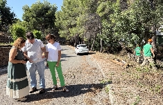 Benicàssim desbroza 1,8 hectáreas de dos barrancos para "mejorar la seguridad en caso de fuertes lluvias"