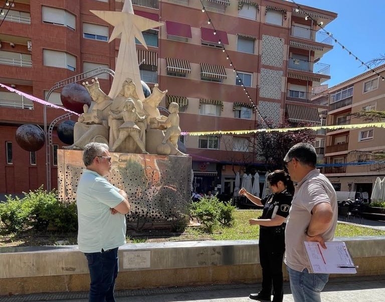Ibi acotará su monumento a los Reyes Magos tras las deficiencias estructurales detectadas