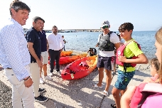 Mazón anuncia la inversión de 450.000 euros para el Club Náutico de la Vila Joiosa