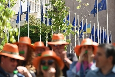 El sector agrícola español marcha en Bruselas contra posibles recortes de la PAC