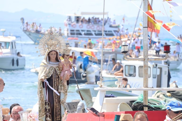 Romería marítima de San Pedro del Pinatar en honor a la Virgen del Carmen. - Foto: AYUNTAMIENTO DE SAN PEDRO Romería marítima de San Pedro del Pinatar en honor a la Virgen del Carmen.