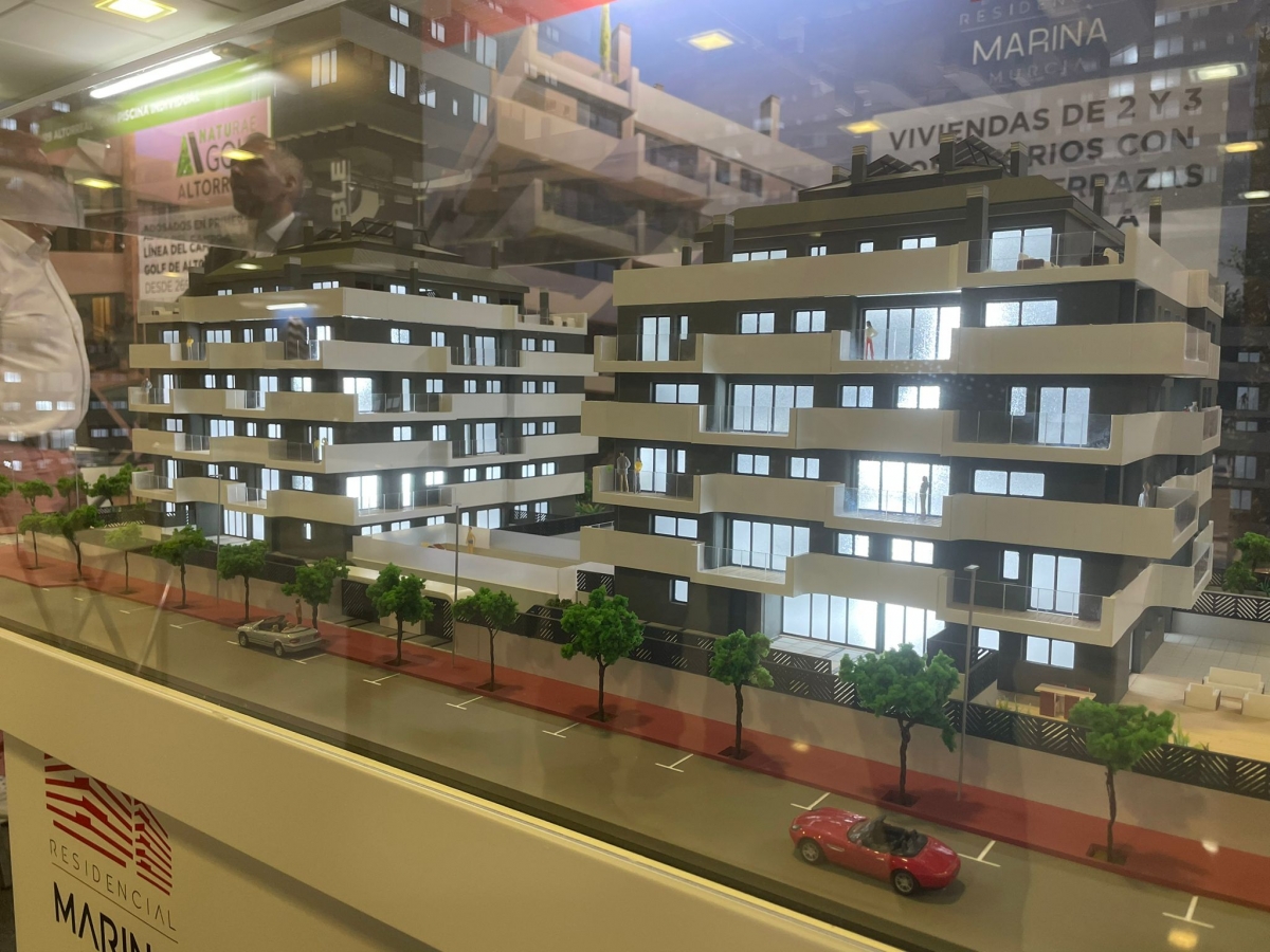 La oferta de vivienda se desploma en la Región: un 18% menos que hace un año