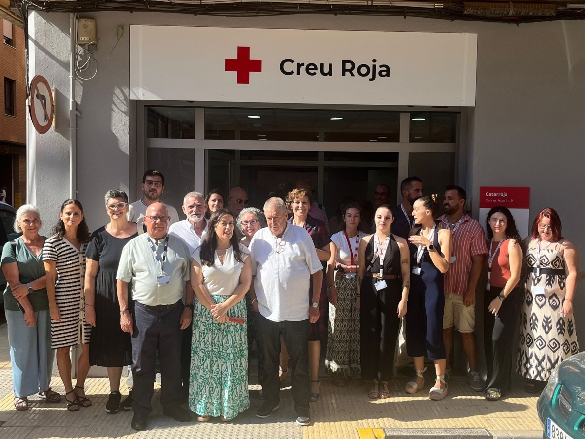 Cruz Roja reabre su sede en Catarroja tras la Dana con una jornada de puertas abiertas