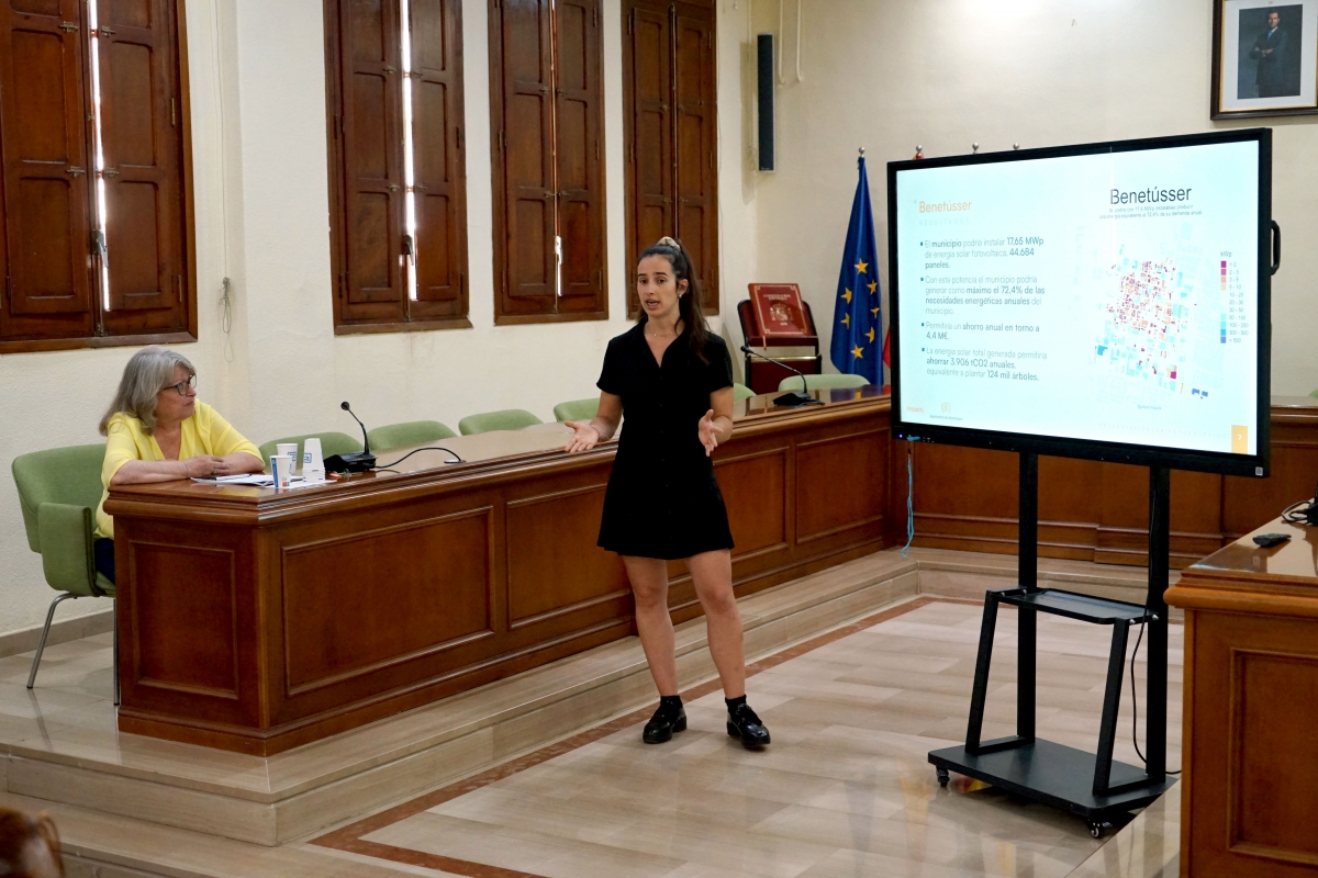 Benetússer presenta el seu mapa solar a la  ciutadania