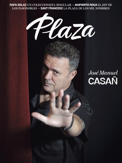 José Manuel Casañ, portada de julio de la revista Plaza