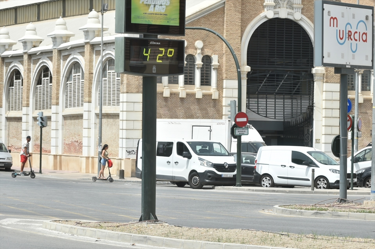 Murcia, en guardia ante la ola de calor: el termómetro se dispara este viernes hasta los 41 grados