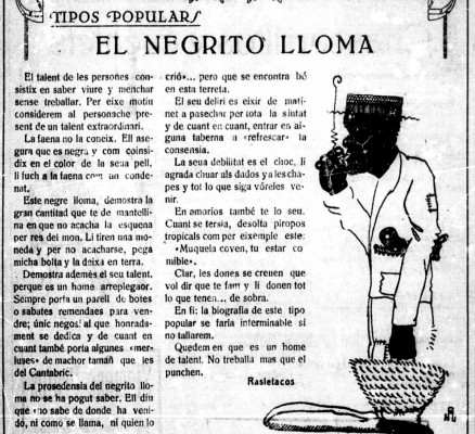 El Negre Lloma fue un alicantino más 