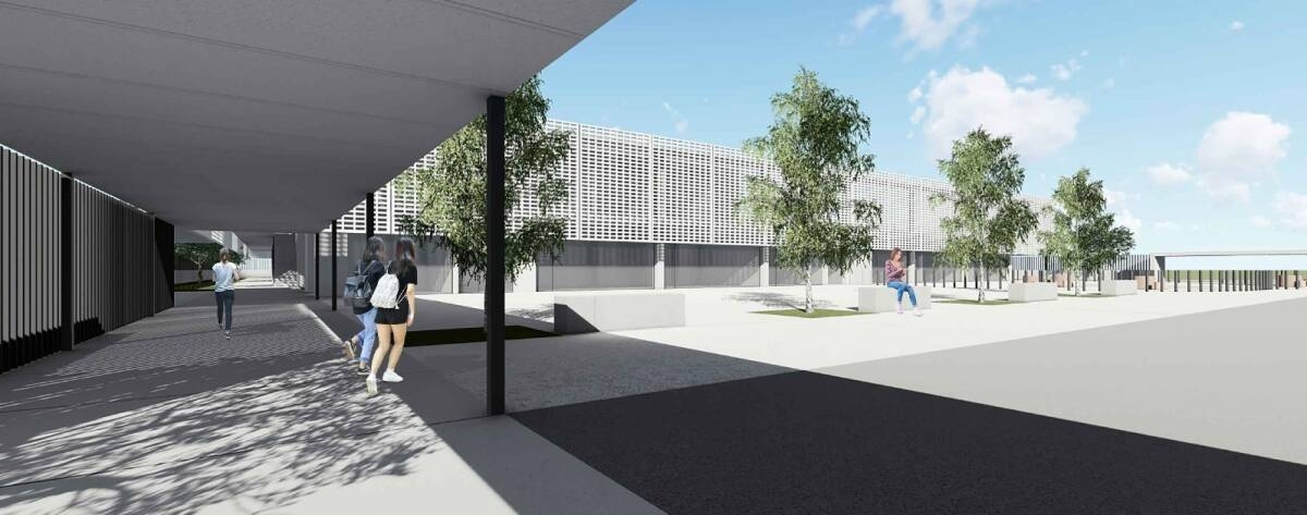 Render del CEIP 106 Malilla - Render del CEIP 106 Malilla