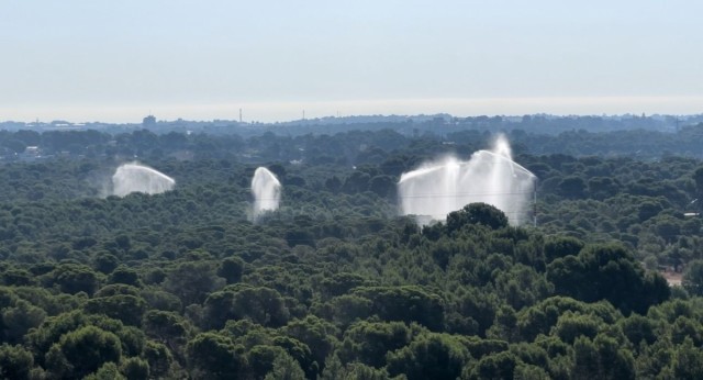 Paterna intensifica los riegos preventivos ante el riesgo extremo de incendios forestales este fin de semana