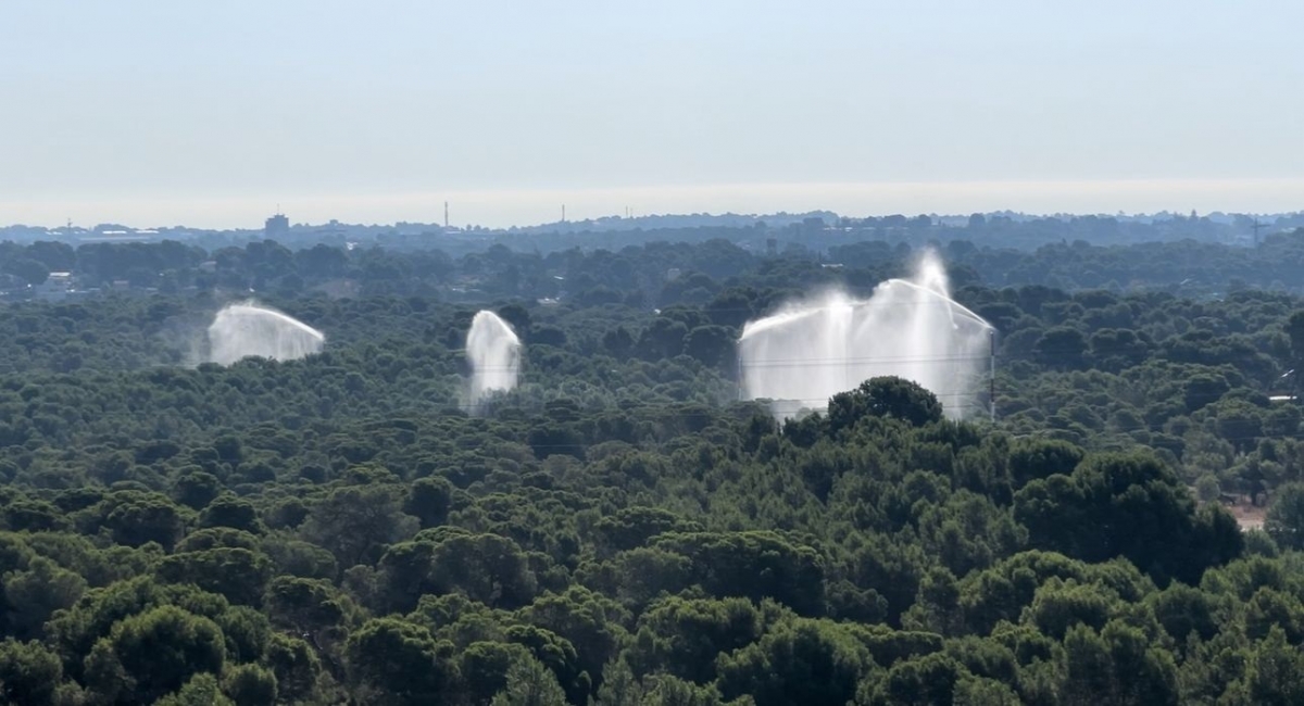 Paterna intensifica los riegos preventivos ante el riesgo extremo de incendios forestales este fin de semana