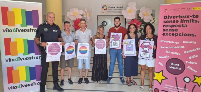 Las fiestas de la Vila Joiosa tendrán Punto Violeta y Punto Arcoiris