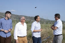 La Diputación intensifica la lucha contra los mosquitos por vía aérea en Oropesa, Benicàssim o Burriana