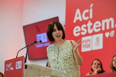 Diana Morant (PSPV): "Mazón y su gobierno están ya en tiempo de descuento en la Generalitat"