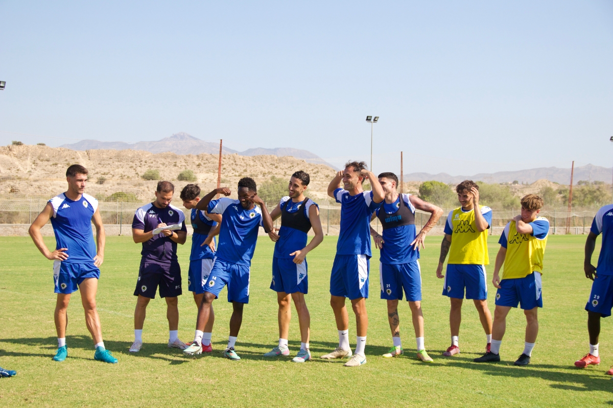 Futbolistas del Hércules CF durante la presente pretemporada - Foto: PLAZA Futbolistas del Hércules CF durante la presente pretemporada