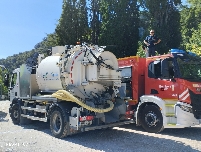 Aqualia colabora en el incendio forestal de la Font Roja asegurando el reabastecimiento de agua para los bomberos